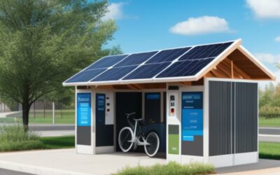 Abri vélo photovoltaïque