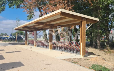 Parking vélo en zone commerciale, Montauban (82000)