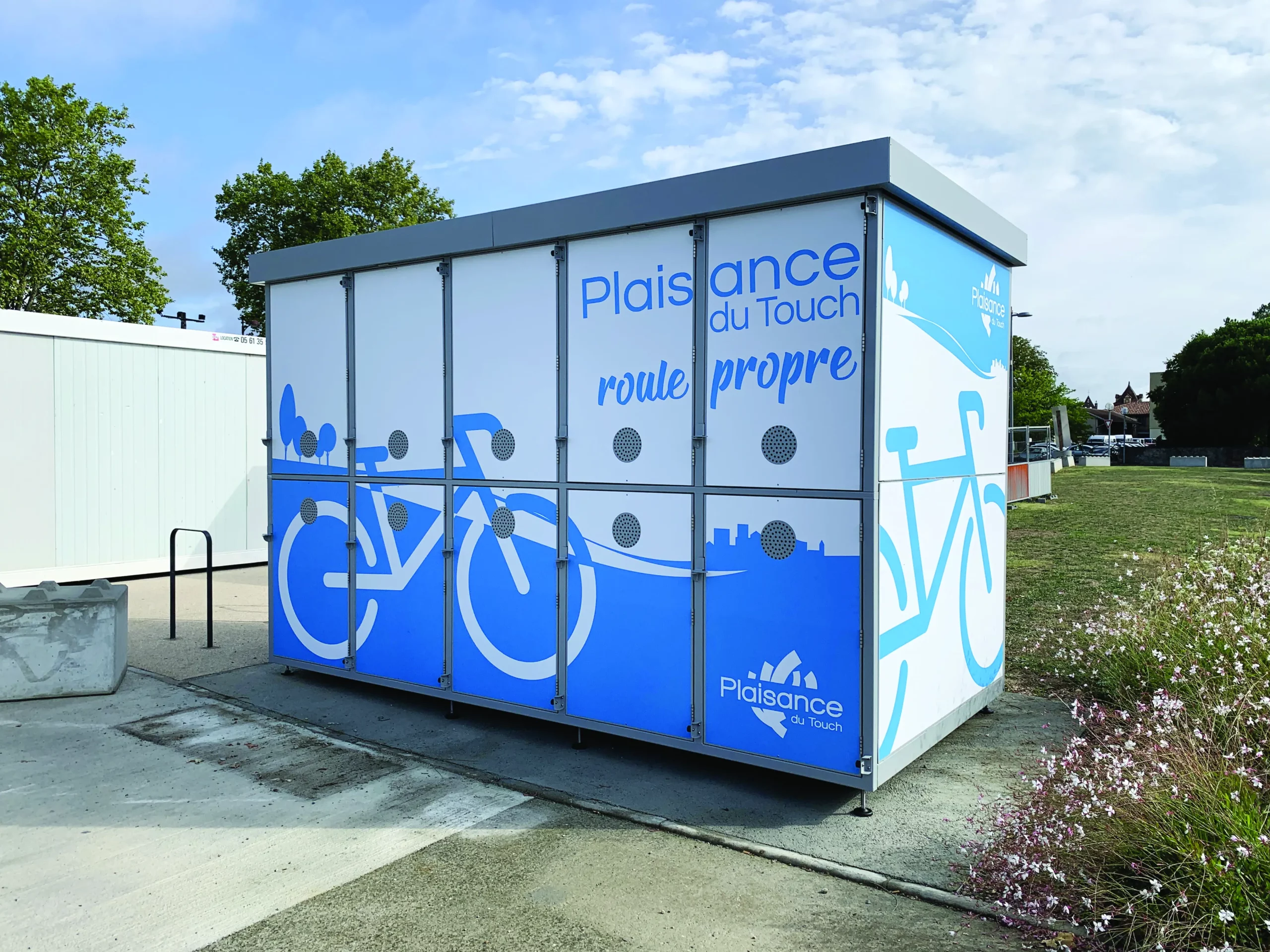 Installation de consignes individuelle pour vélos Altao Duplex en France par LOQY
