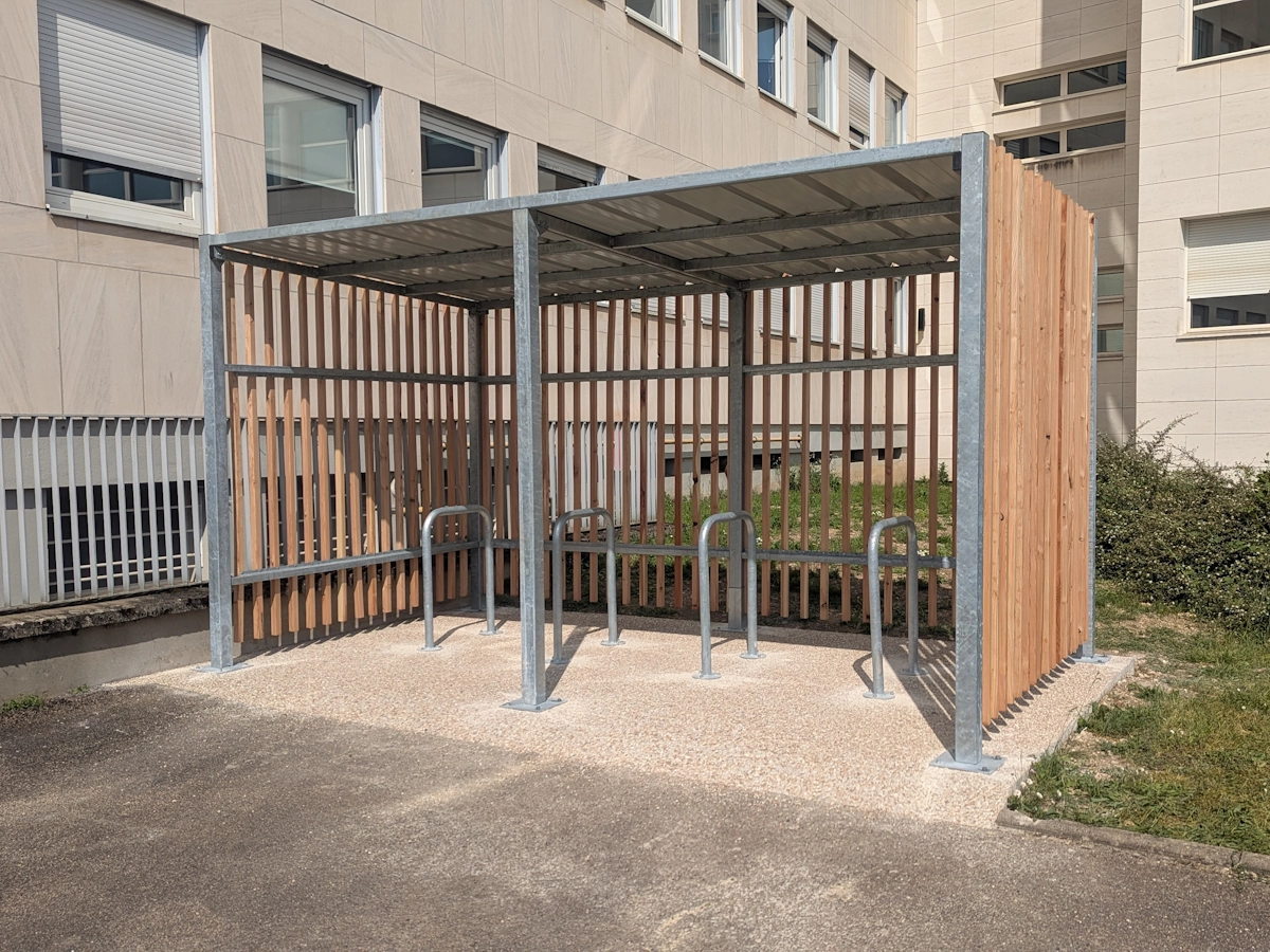Abri vélo ouvert Clairière