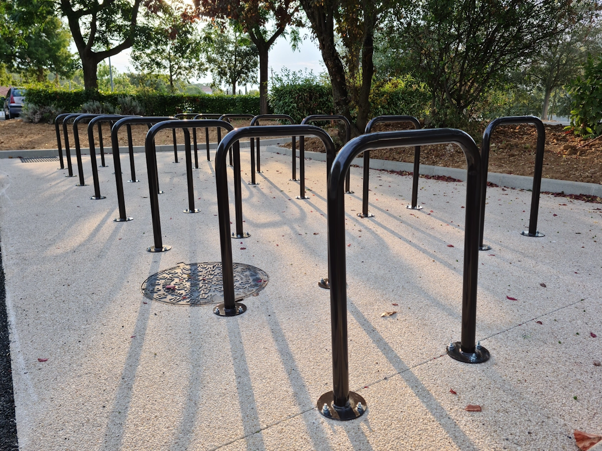 Arceaux vélos Alpha CNRS Montpellier